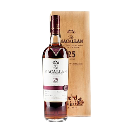 Macallan 25 Year Old Sherry Oak whisky