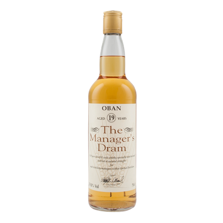 Oban 19 Year Old Manager’s Dram