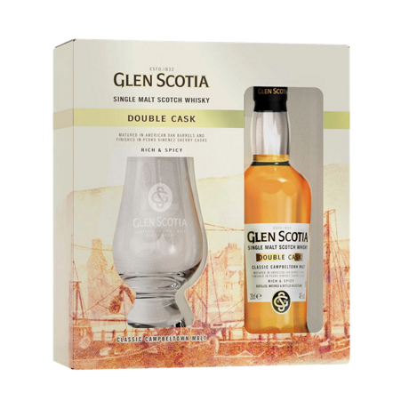 Glen Scotia Double Cask 20cl & Glass Pack
