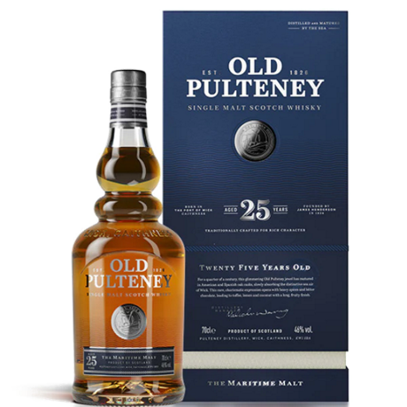 Old Pulteney 25  Year Old Scotch