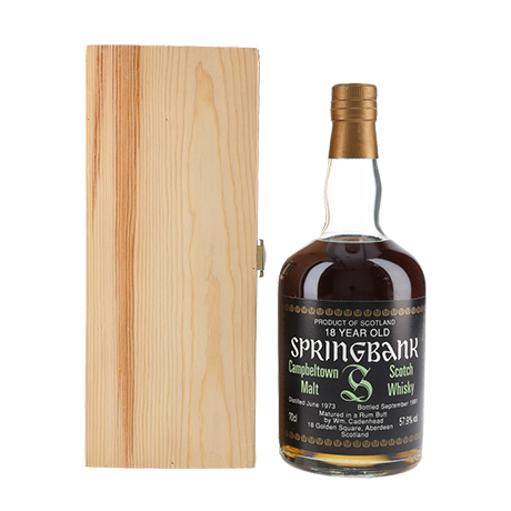 Springbank 18 Year Old 1973 Rum Butt