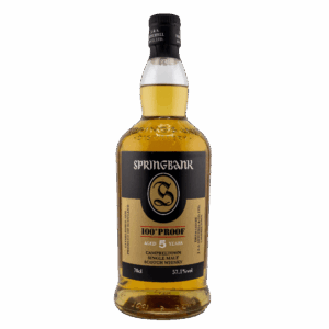Springbank 5 Year Old 100 Proof Scotch