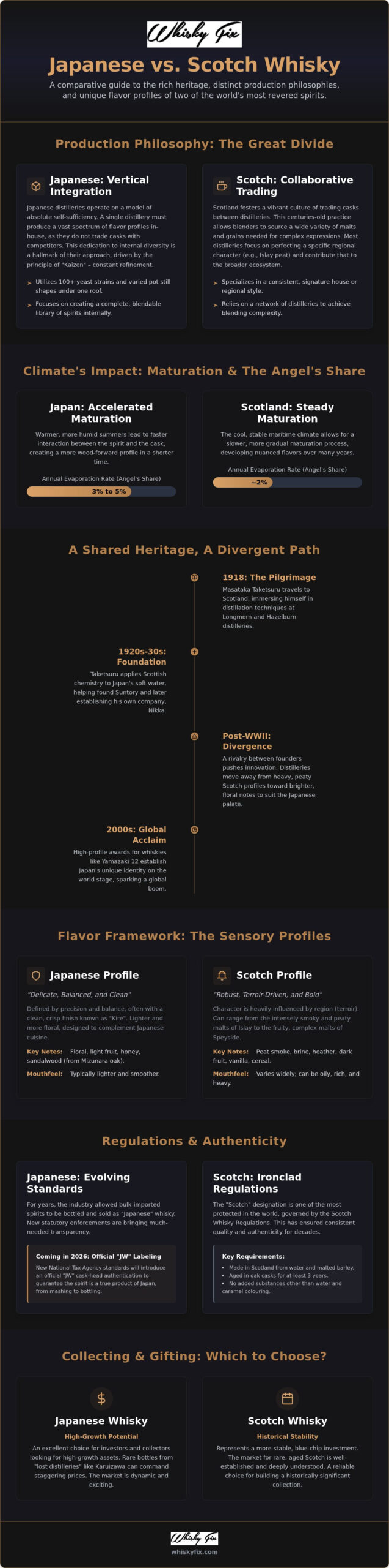 Japanese vs Scotch Whisky: The Definitive Comparison for 2026